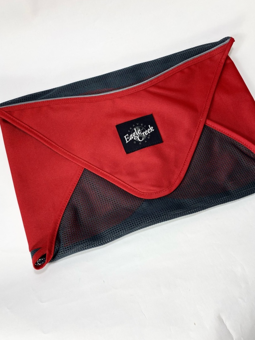 Eagle Creek Red Travel Organizer Compression Velcro Slim Pouch